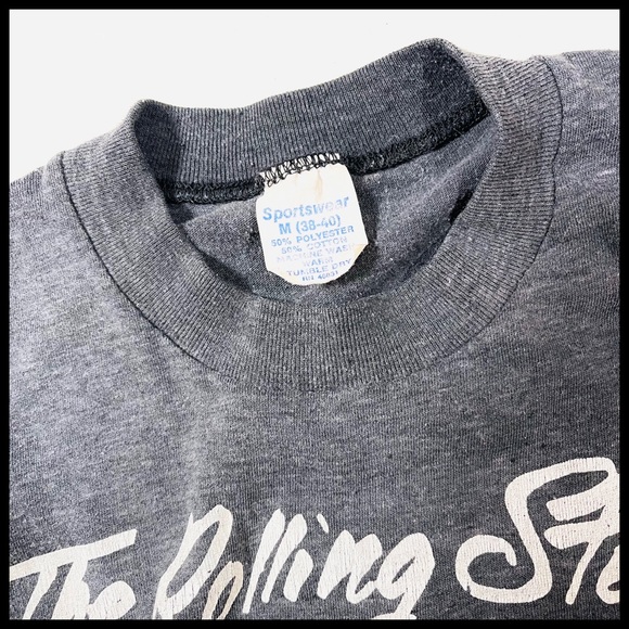 TRUE 1981 VINTAGE ROLLING STONES T-SHIRT! - Picture 3 of 7